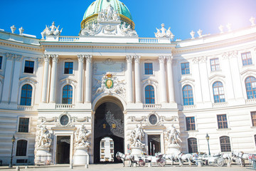 Fototapeta na wymiar Alte Hofburg, Vienna, Austria,