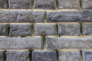 Gray bricks, wall.