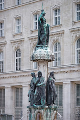 Fototapeta na wymiar Austriabrunnen fountain in Vienna, Austria.