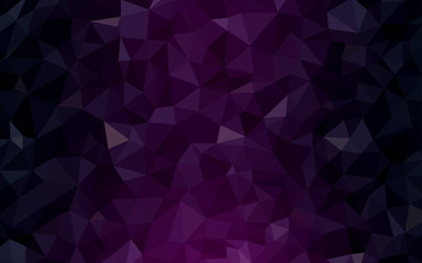 Fototapeta premium Dark Pink, Blue vector gradient triangles texture.