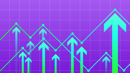 Financial Arrow Graph