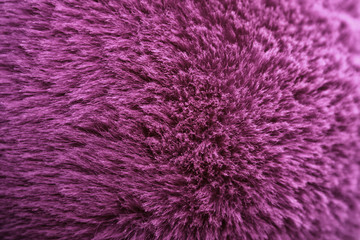 Pink wool macro