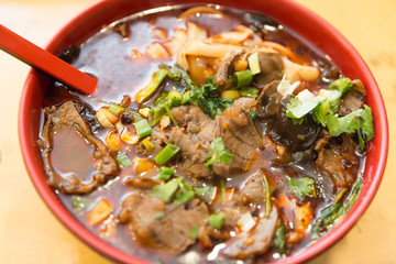 beef noodle soup, chinese taiwanese cuisine