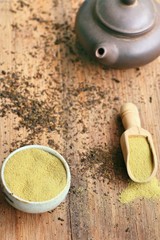 Matcha green tea powder
