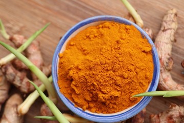 Turmeric powder with sprout