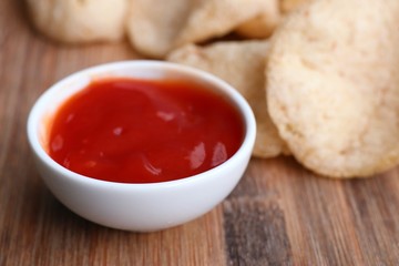 Thai crispy rice cracker