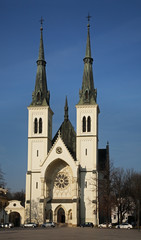 Fototapeta premium Church of Immaculate Conception of Virgin Mary in Ostrava. Czech Republic