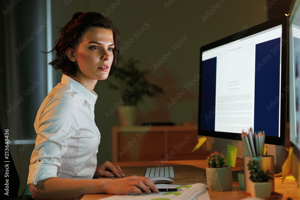 Leinwandbilder Innovation Technology. Programmer Creating Website