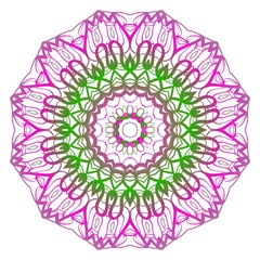 Decorative mandala flower ornament. pattern. vector. Tribal Ethnic Arabic, Indian, motif. for fashion design, wallpaper, invitation.