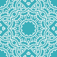 Abstract Vector seamless pattern with abstract geometric style. Repeating sample figure and line. For interiors design, wallpaper, textile industry.