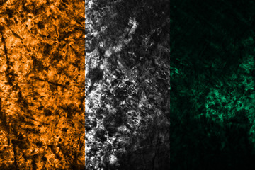 Cote d'Ivoire smoke flag