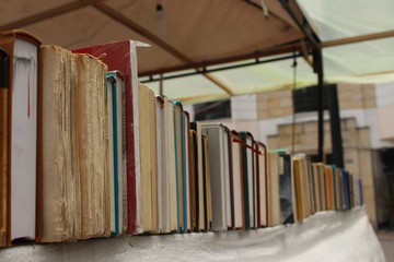 fila de libros