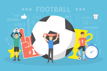 Football concept illustration
