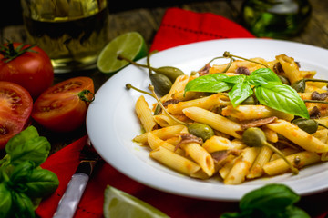 Tomato Pasta and Capers