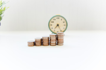 Image of coin stacks