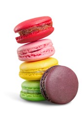 Tasty colorful macaroon