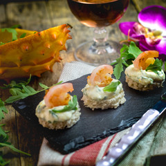 Prawns Canapés
