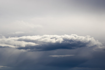 Naklejka na ściany i meble Storm clouds, dramatic sky