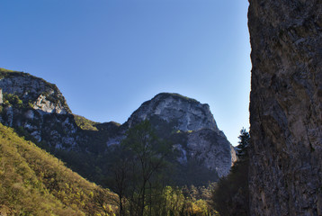 Veduta dalla gola del Furlo