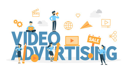 Video marketing concept