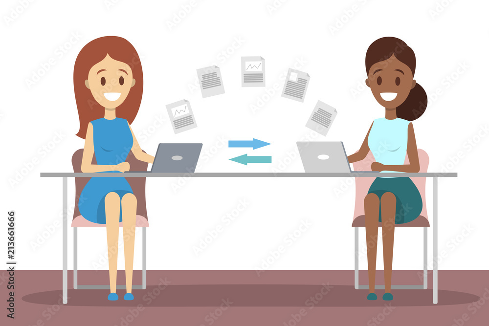 Poster file transfer between laptop computers