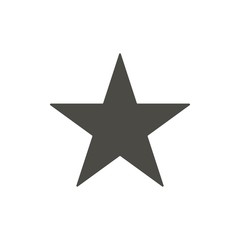 Star icon. Rank vector. Sparkle symbol. Trendy flat ui sign design. Rank graphic pictogram for web s