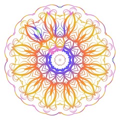 Beautiful fantasy flower ornament. seamless art-deco pattern. vector illustration. for design, wallpaper, invitation symbol.
