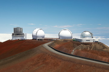 Mauna Kea telescopes , Big Island, Hawaii