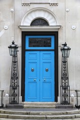 Blue door