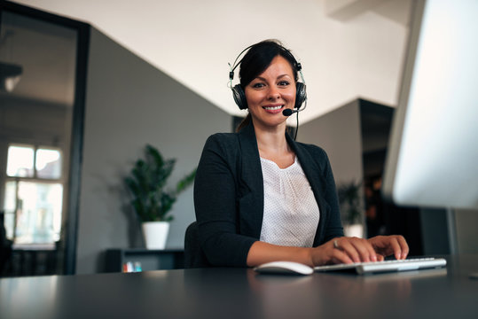 Customer service help desk.