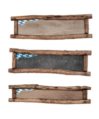 Bavarian Wooden Sign Set