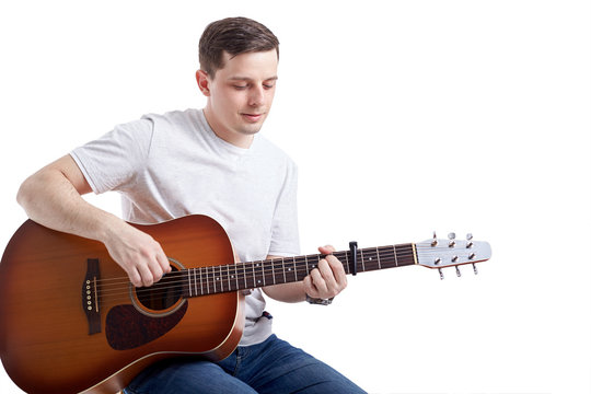 Nice guy with a classic guitar.