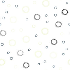 Light Blue, Yellow vector seamless backdrop with dots.