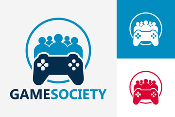 Society Game Logo Template Design Vector, Emblem, Design Concept, Creative Symbol, Icon
