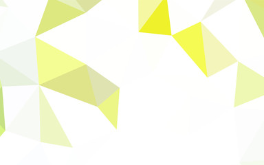 Light Blue, Green vector polygonal template.