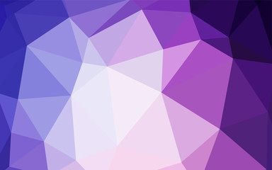 Light Purple vector polygonal background.