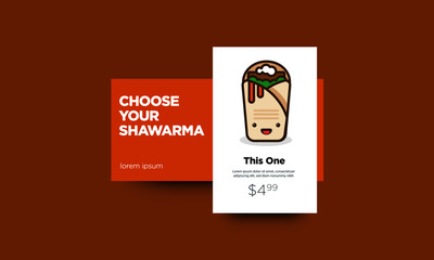 Shawarma Recipe App Design