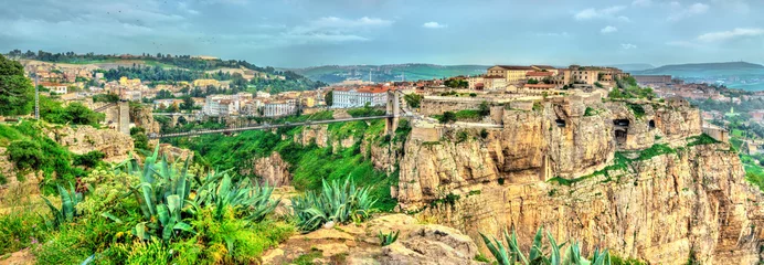 Foto op Plexiglas Panorama of Constantine, a major city in Algeria © Leonid Andronov
