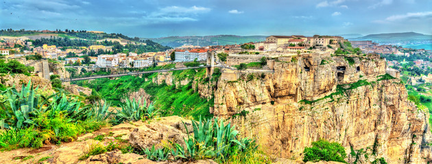 Obraz premium Panorama of Constantine, a major city in Algeria