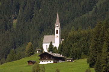 Fototapeta na wymiar Knappenkapelle im Ridnauntal