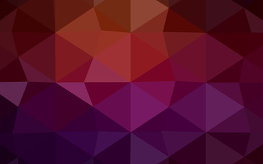 Obraz premium Light Blue, Yellow vector polygon abstract backdrop.