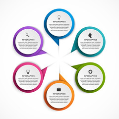 Infographics for business presentations or information banner.