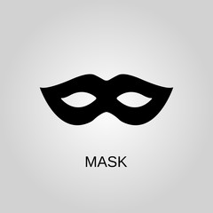 Mask icon. Mask symbol. Flat design. Stock - Vector illustration