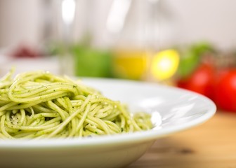 Fresh Linguine Pasta Meal