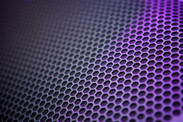 Background image with a three-dimensional hexagonal texture.