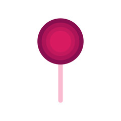 Lollipop icon vector sign and symbol isolated on white background, Lollipop logo concept