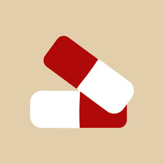 Vector image of medicine drugs. 