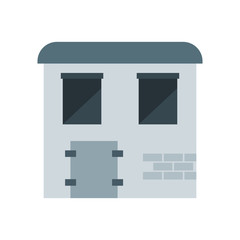 Building icon vector sign and symbol isolated on white background, Building logo concept