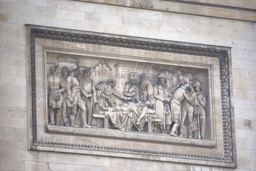 Funeral of General Marceau, Arc de Triomphe