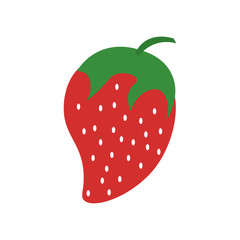 Strawberry icon vector sign and symbol isolated on white background, Strawberry logo concept